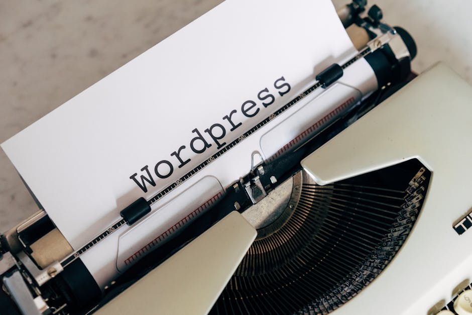 how to create a wordpress website