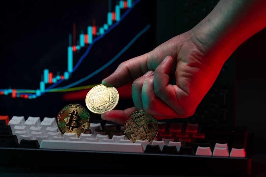AI algorithm analyzing blockchain data for stablecoin and tokenization strategies