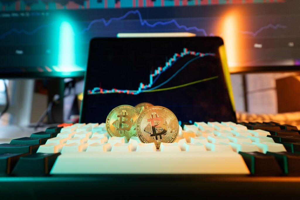 Diagram illustrating various crypto income generation strategies including ETFs and staking