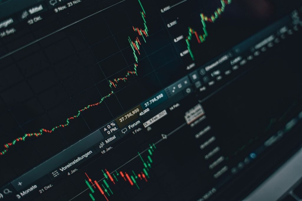Cryptocurrency trading chart showing unusual volume spikes indicative of wash trading