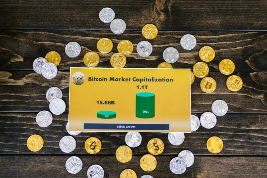 A chart showing the percentage of the total cryptocurrency market capitalization held by Bitcoin