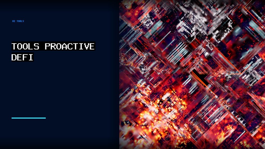 Abstract representation of AI protecting a decentralized finance network