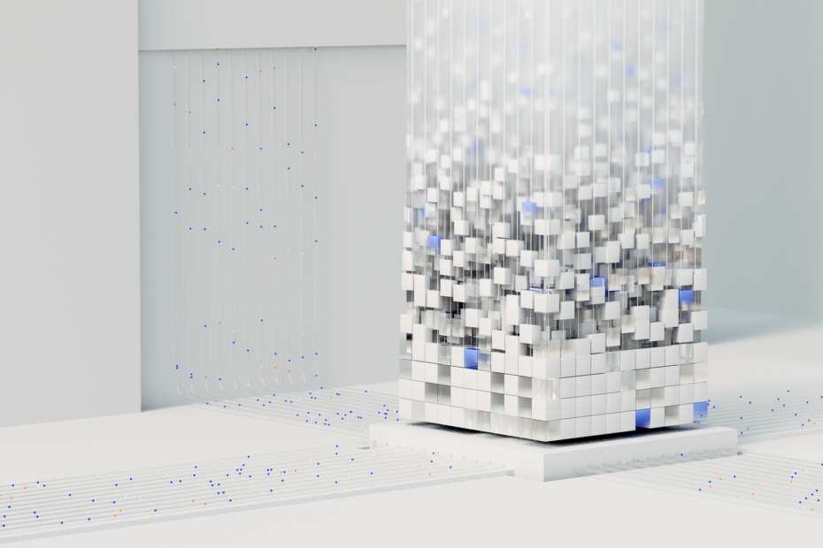 Abstract image representing AI and finance integration