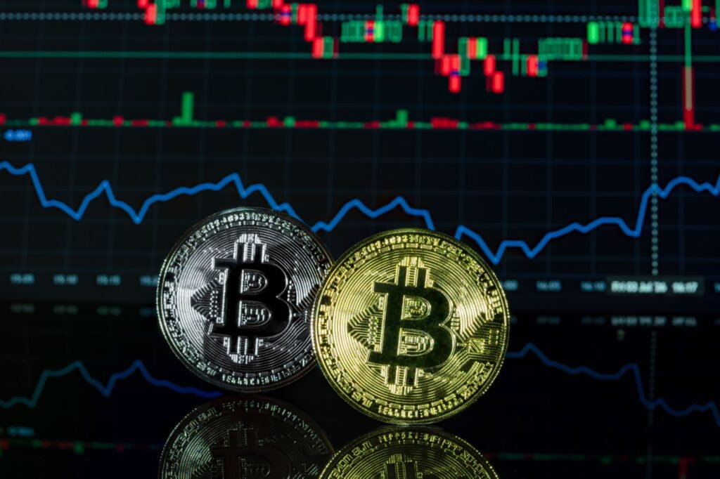 Abstract representation of AI optimizing crypto platform revenue diversification strategies