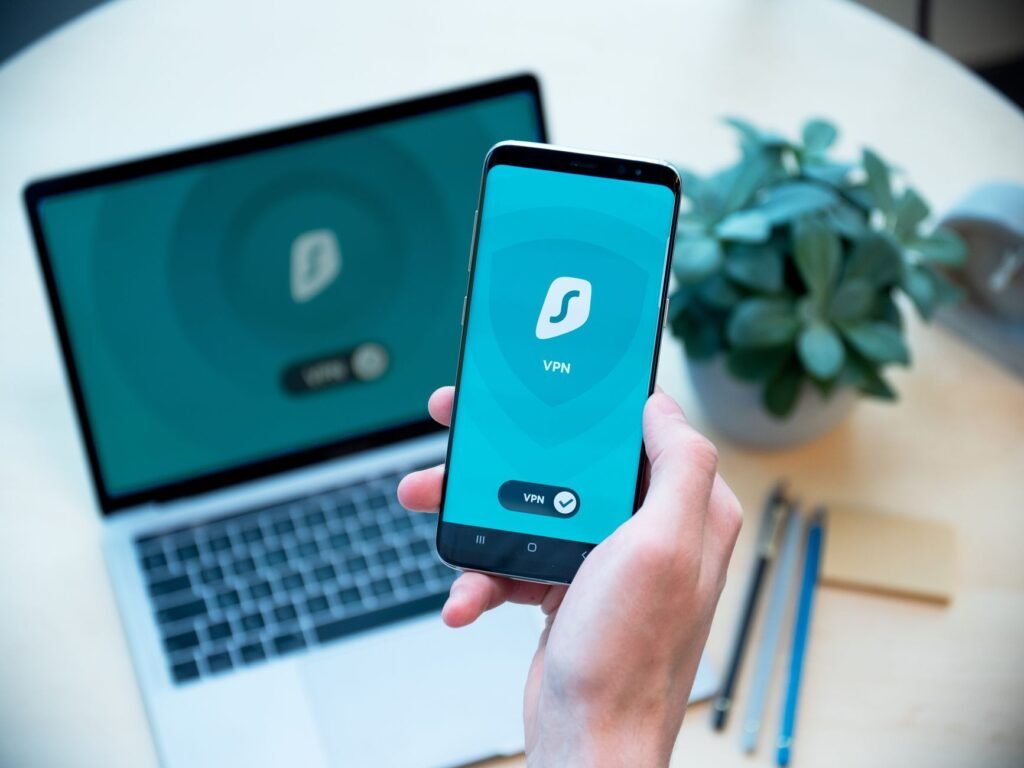AI-powered shield protecting social media icons and cryptocurrency symbols