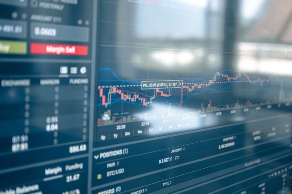 Artificial intelligence analyzing onchain perpetual futures market data on a digital interface