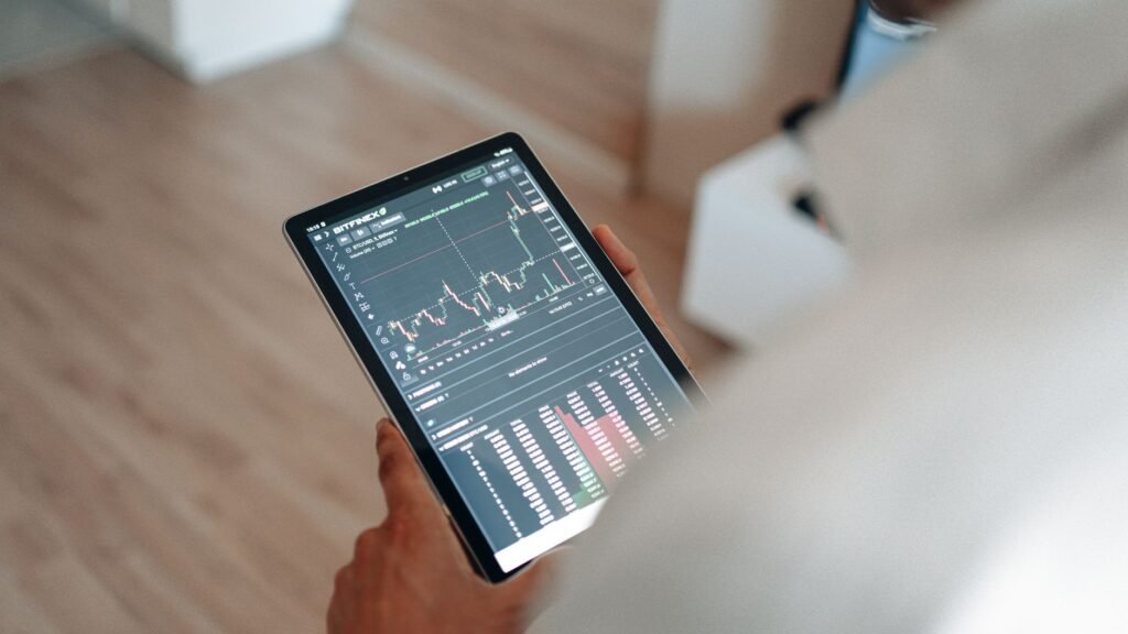 An illustrative image of an AI agent interface analyzing cryptocurrency market data and executing trades autonomously.