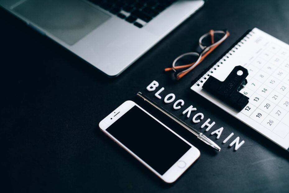 Abstract image showing data flowing through a blockchain network, symbolizing stablecoins and tokenized assets in corporate operations.