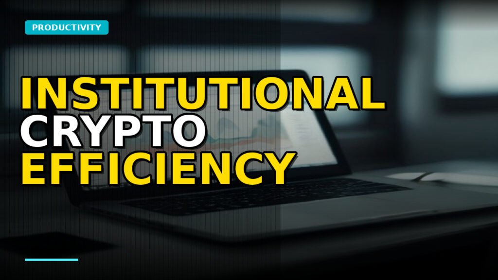 Abstract representation of data flow and connections in institutional crypto and DeFi