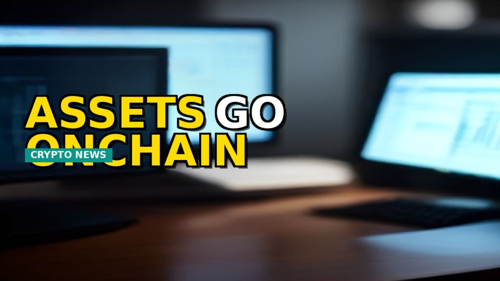 Digital representations of real-world assets integrating into a blockchain network, symbolizing the future of tokenization.