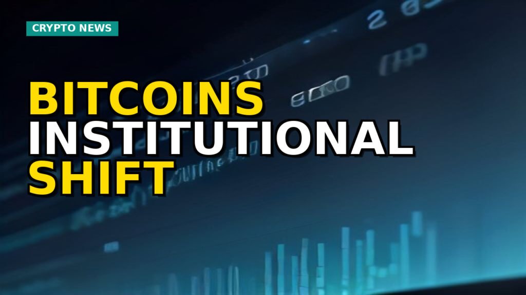 Bitcoin symbol integrated into global financial systems, representing institutional adoption and market maturity.