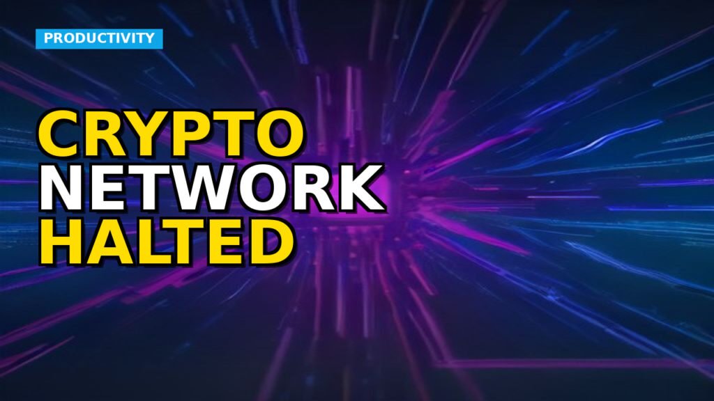 Abstract representation of a secure and stable blockchain network, symbolizing resilience and continuity.