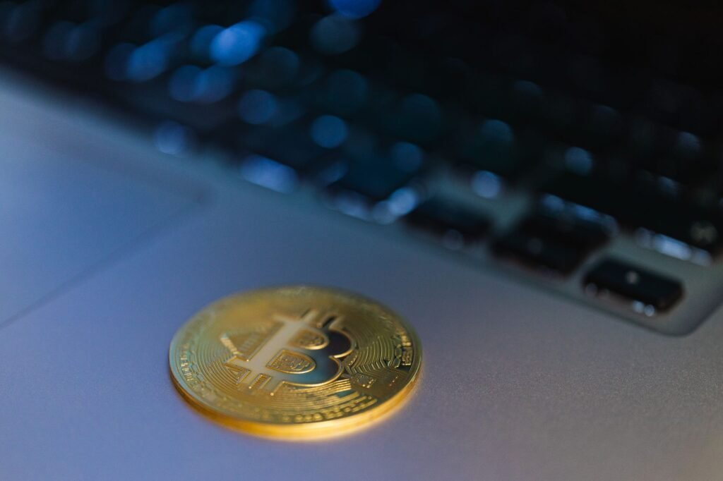 Abstract representation of AI safeguarding a blockchain payment network with a digital shield