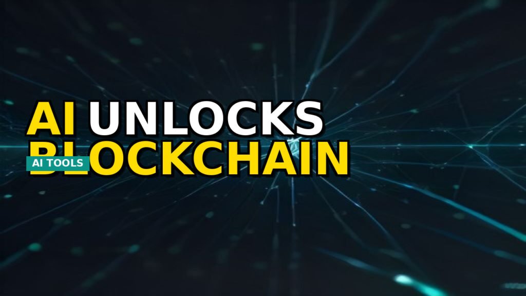 Abstract visualization of interconnected data nodes on a blockchain network