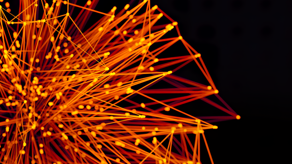 Abstract representation of secure, high-speed private digital payment infrastructure with interconnected nodes and data encryption.
