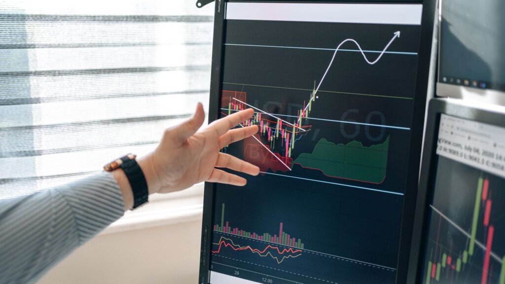 Abstract digital data flow representing automated financial infrastructure.