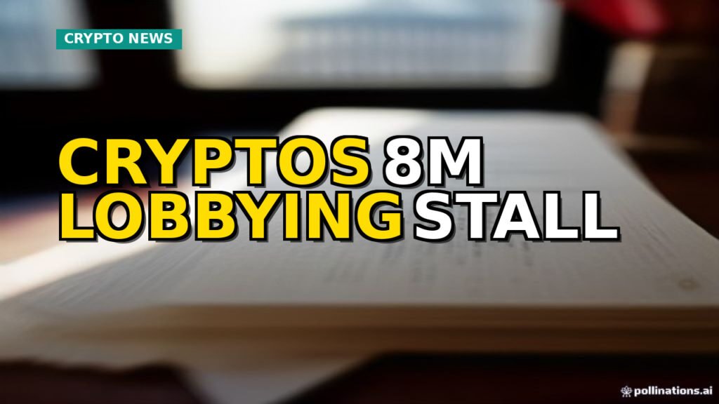 Balance scales representing the tension between crypto policy and regulatory uncertainty in Washington.